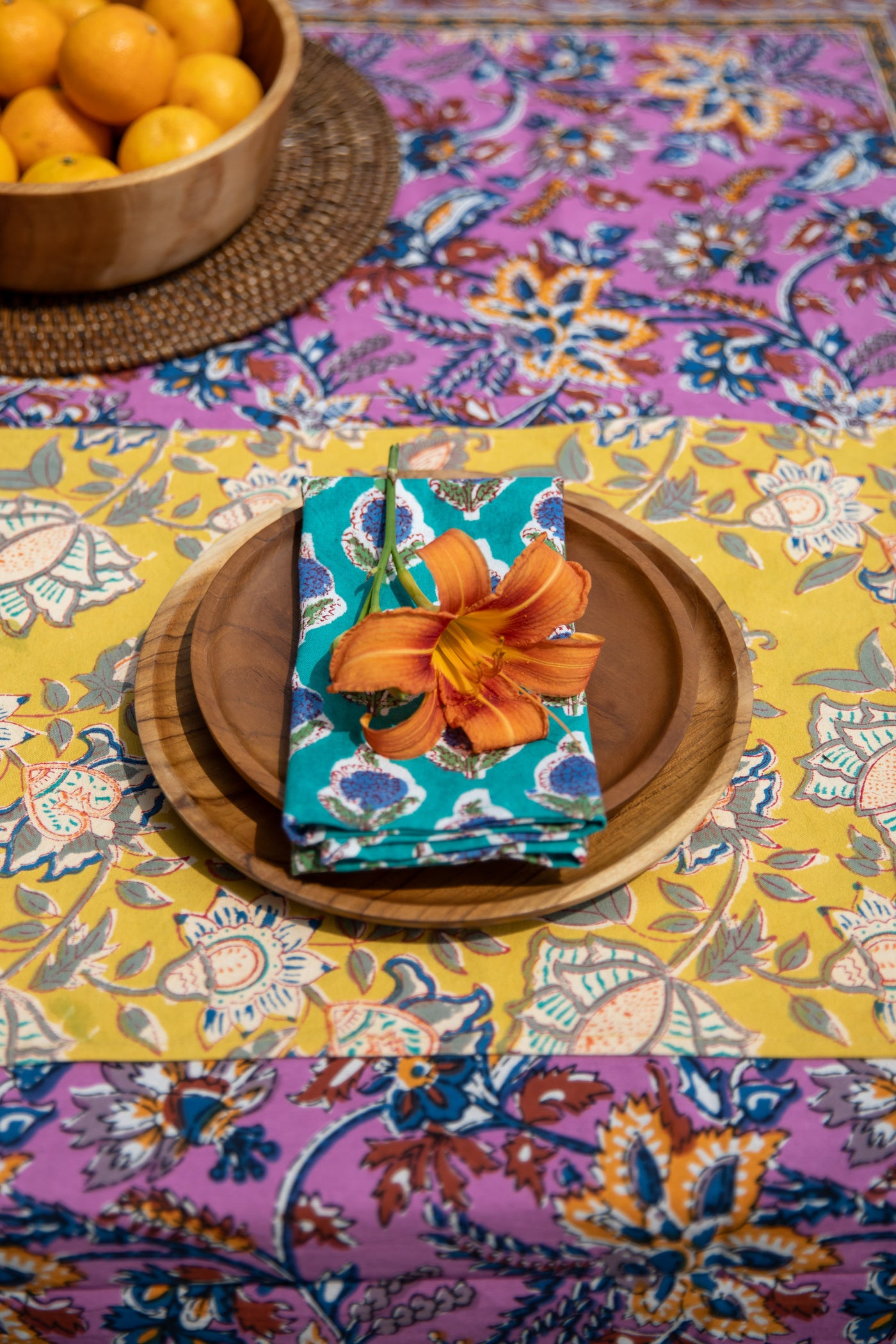Kayu Teak Side Plate