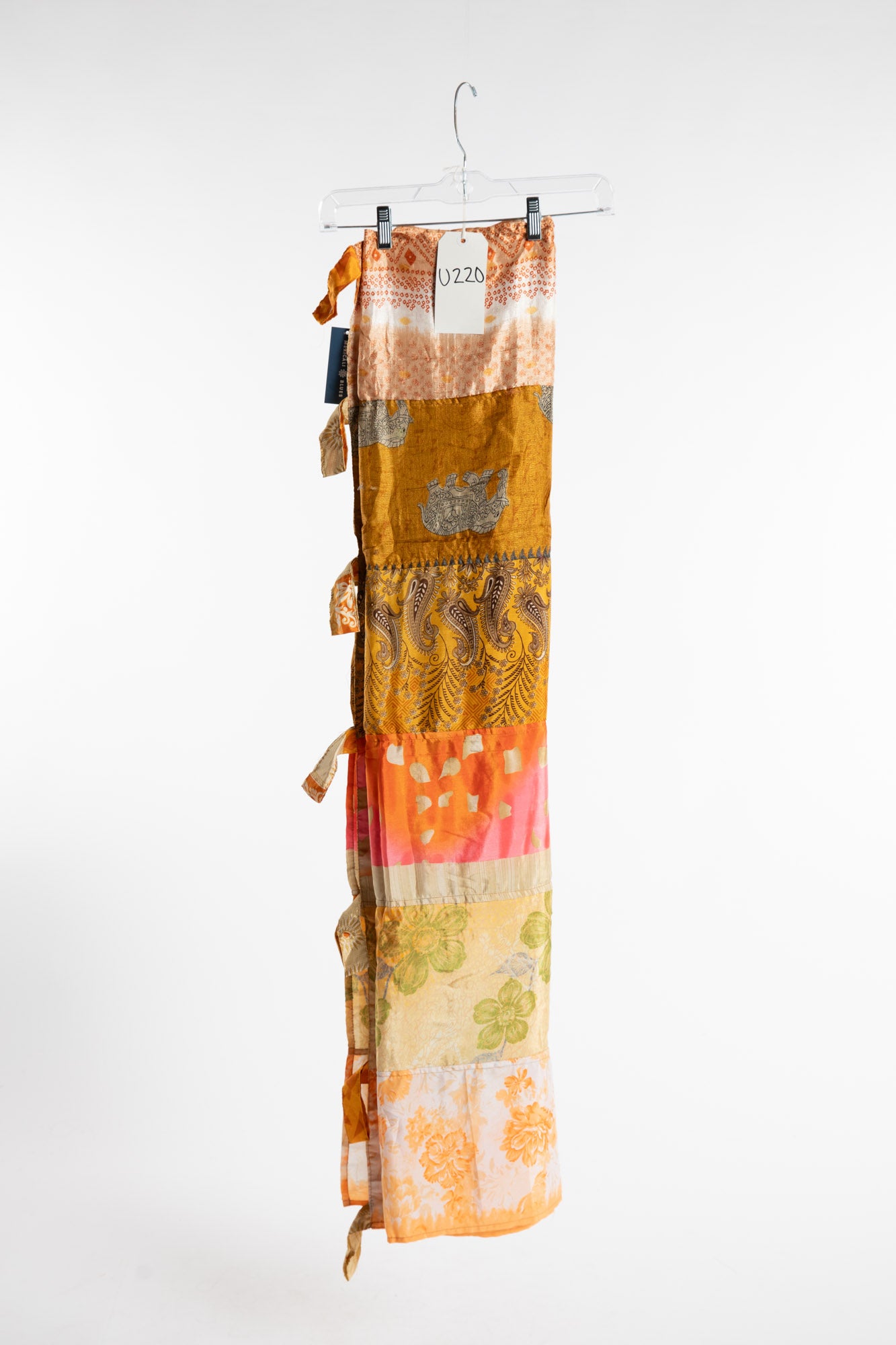 One of a Kind Recycled Silk Panel