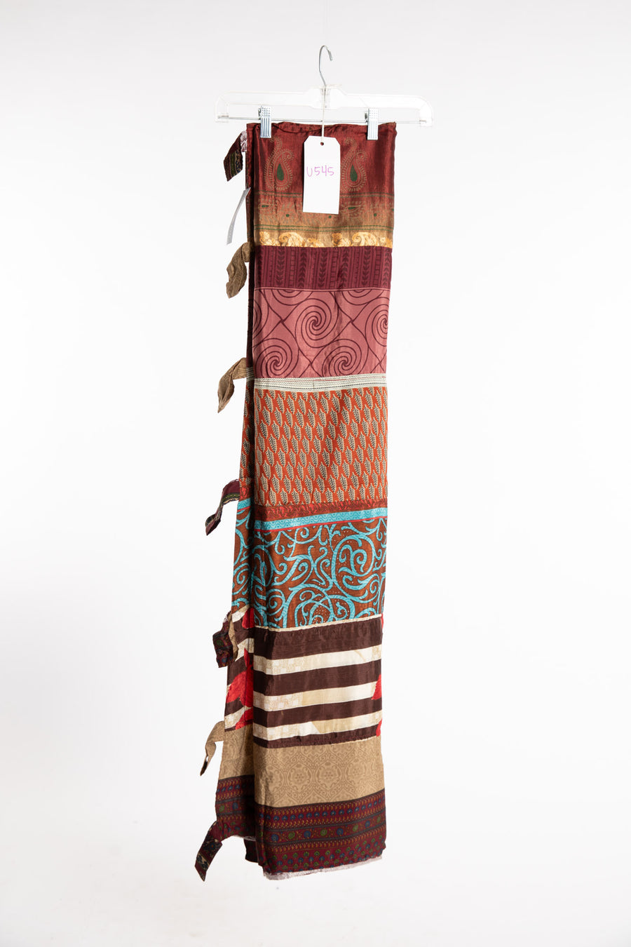 One of a Kind Recycled Silk Curtain