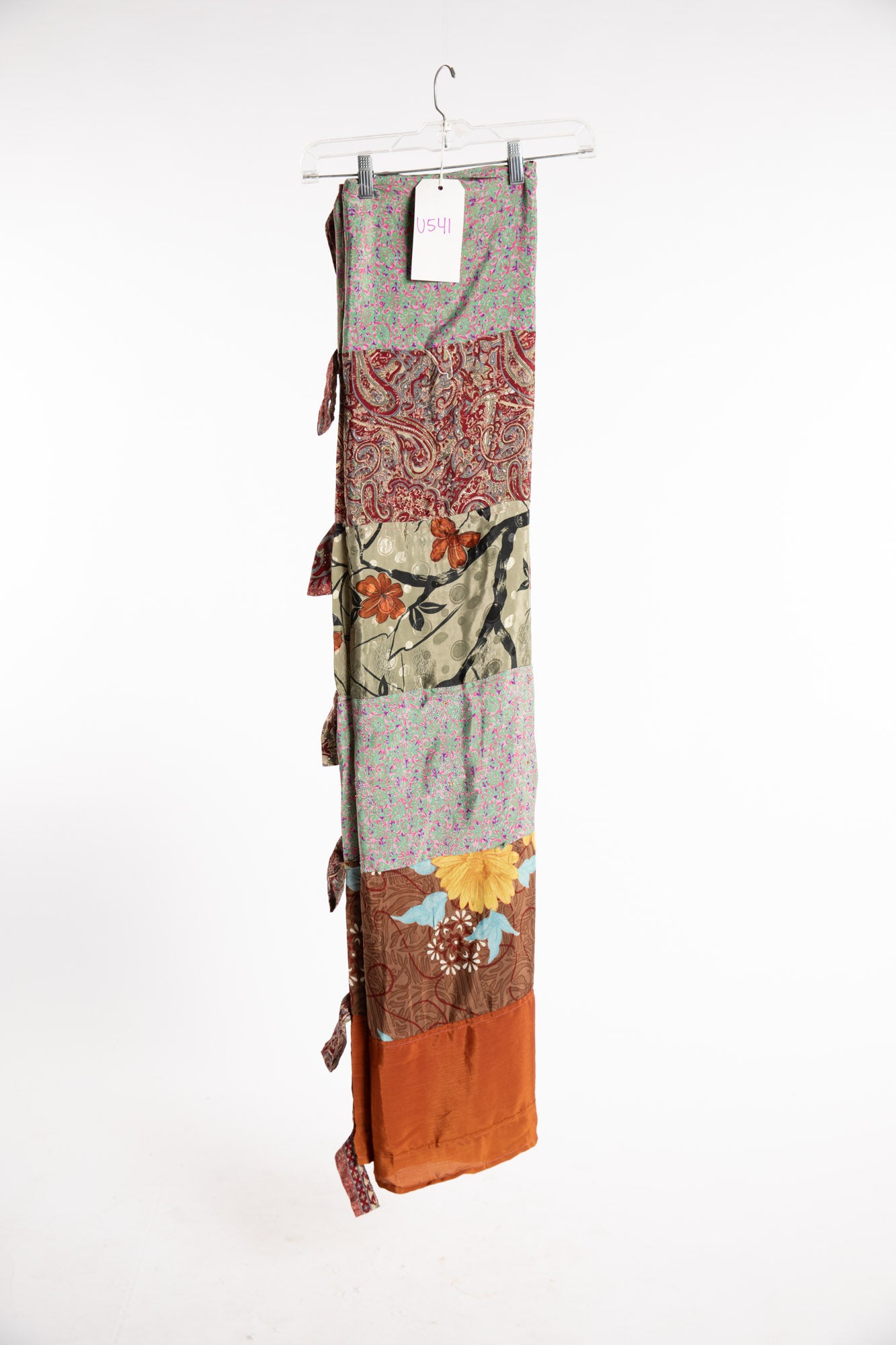 One of a Kind Recycled Silk Curtain