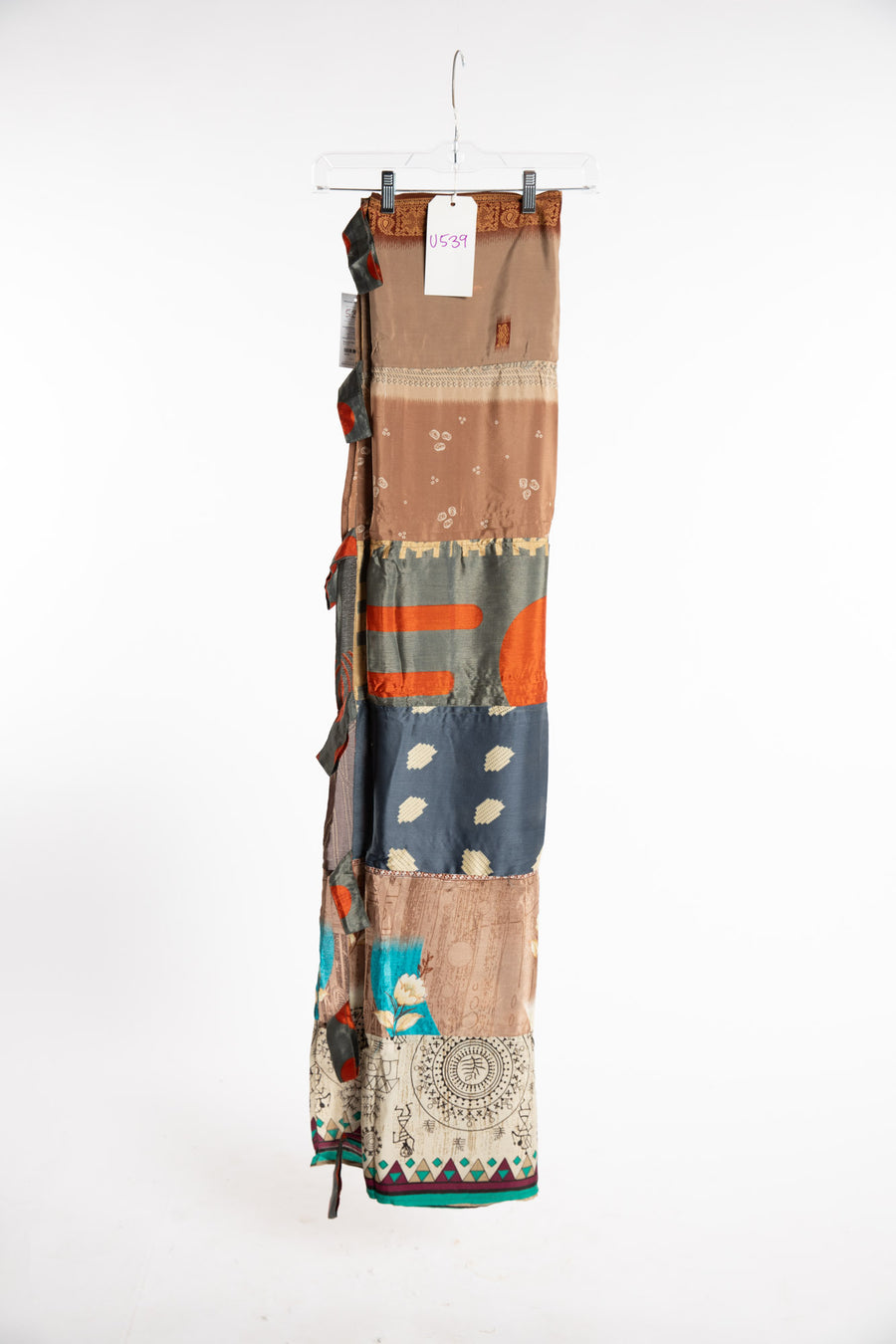 One of a Kind Recycled Silk Curtain