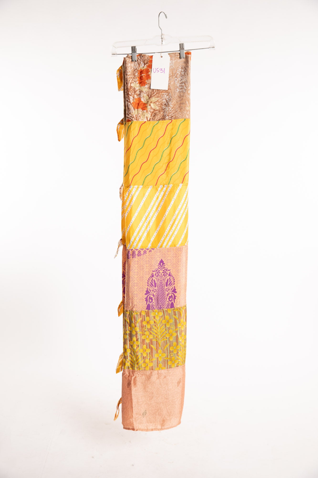 One of a Kind Recycled Silk Curtain