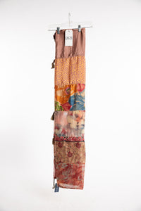 One of a Kind Recycled Silk Curtain