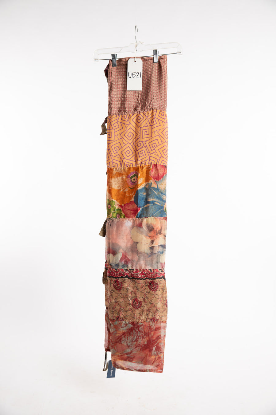 One of a Kind Recycled Silk Curtain