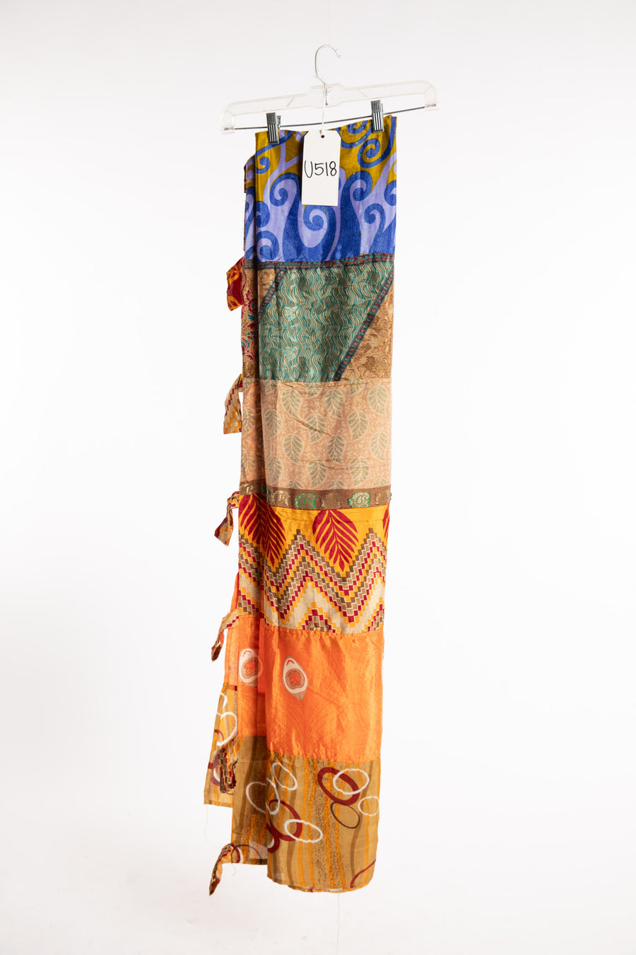 One of a Kind Recycled Silk Curtain