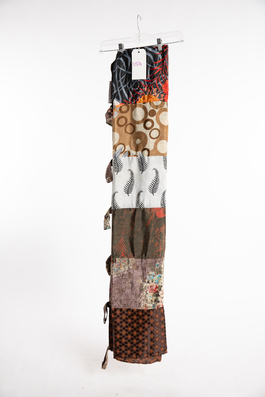 One of a Kind Recycled Silk Curtain