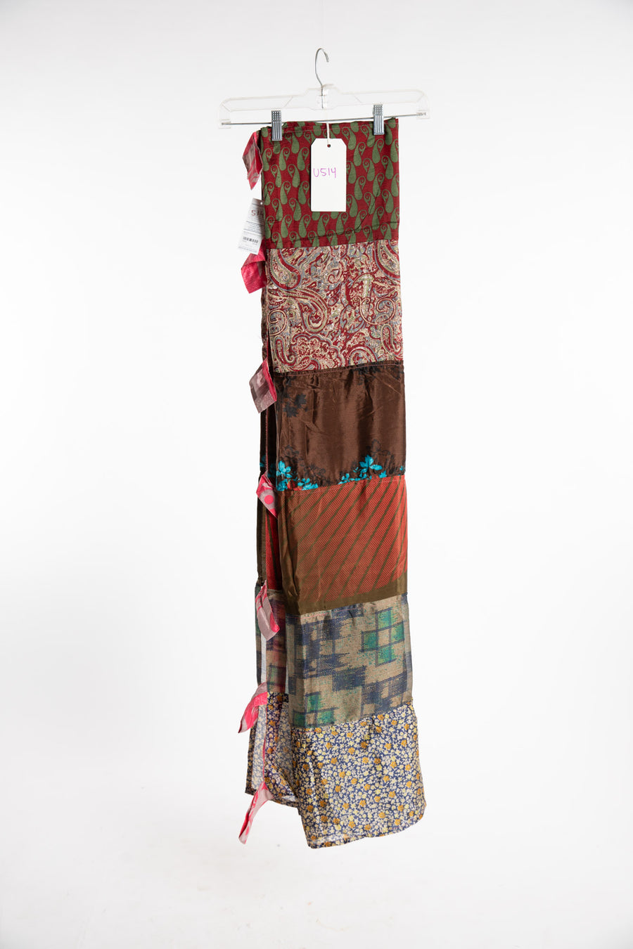 One of a Kind Recycled Silk Curtain