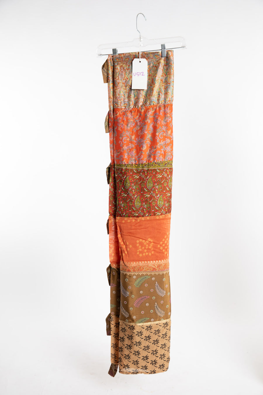 One of a Kind Recycled Silk Curtain