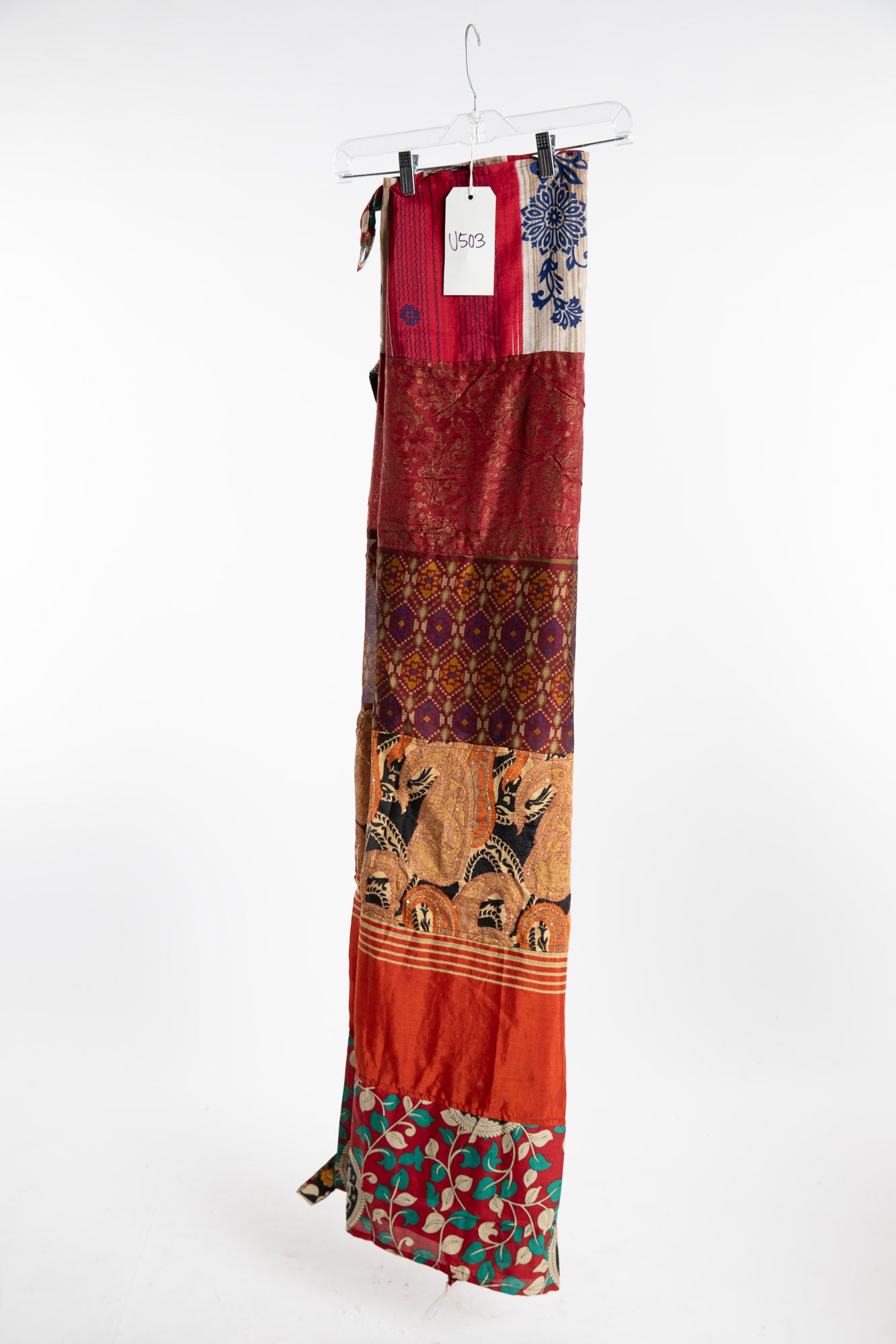 One of a Kind Recycled Silk Curtain