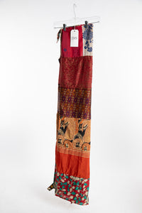 One of a Kind Recycled Silk Curtain