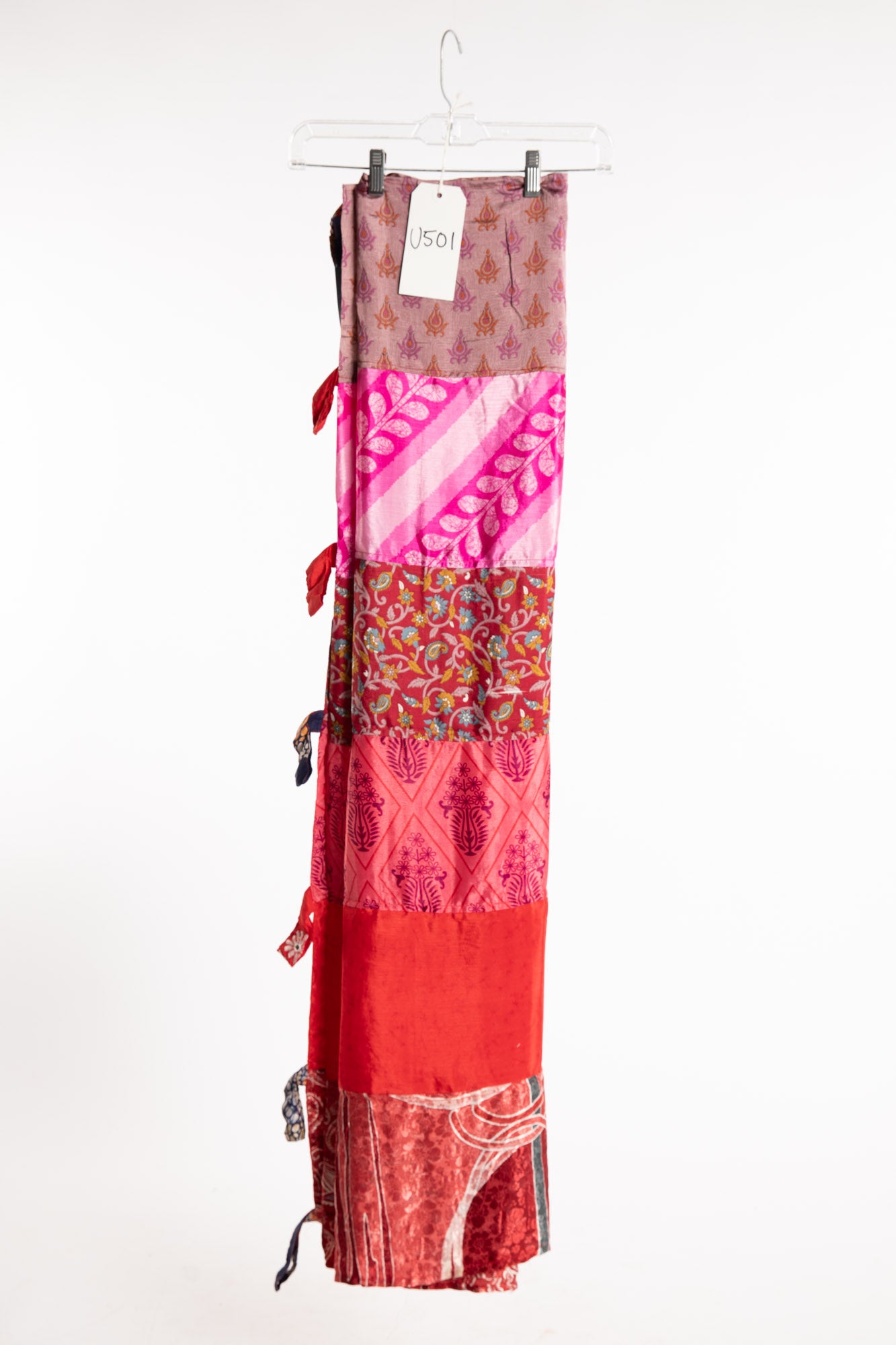 One of a Kind Recycled Silk Curtain