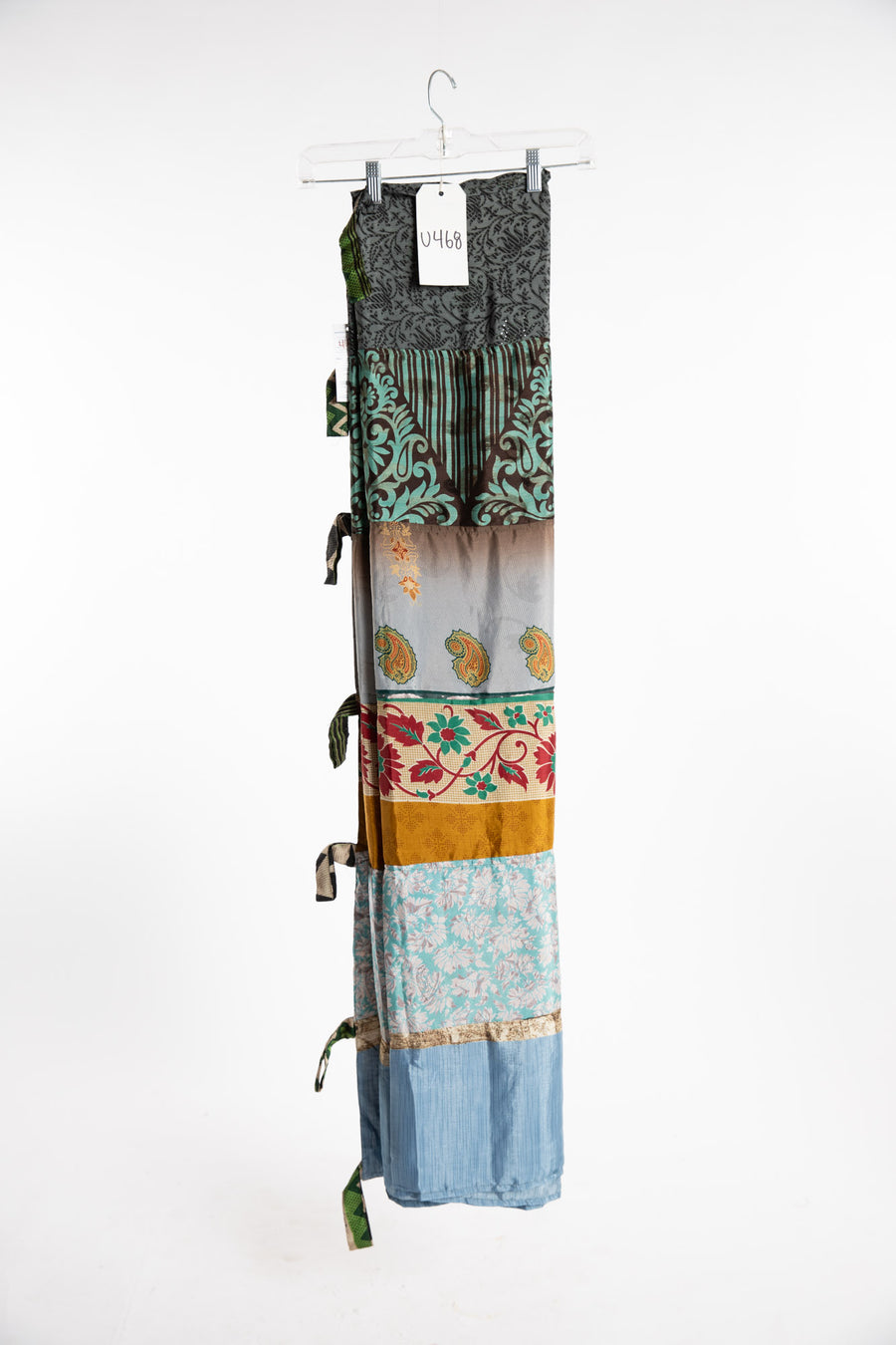 One of a Kind Recycled Silk Curtain