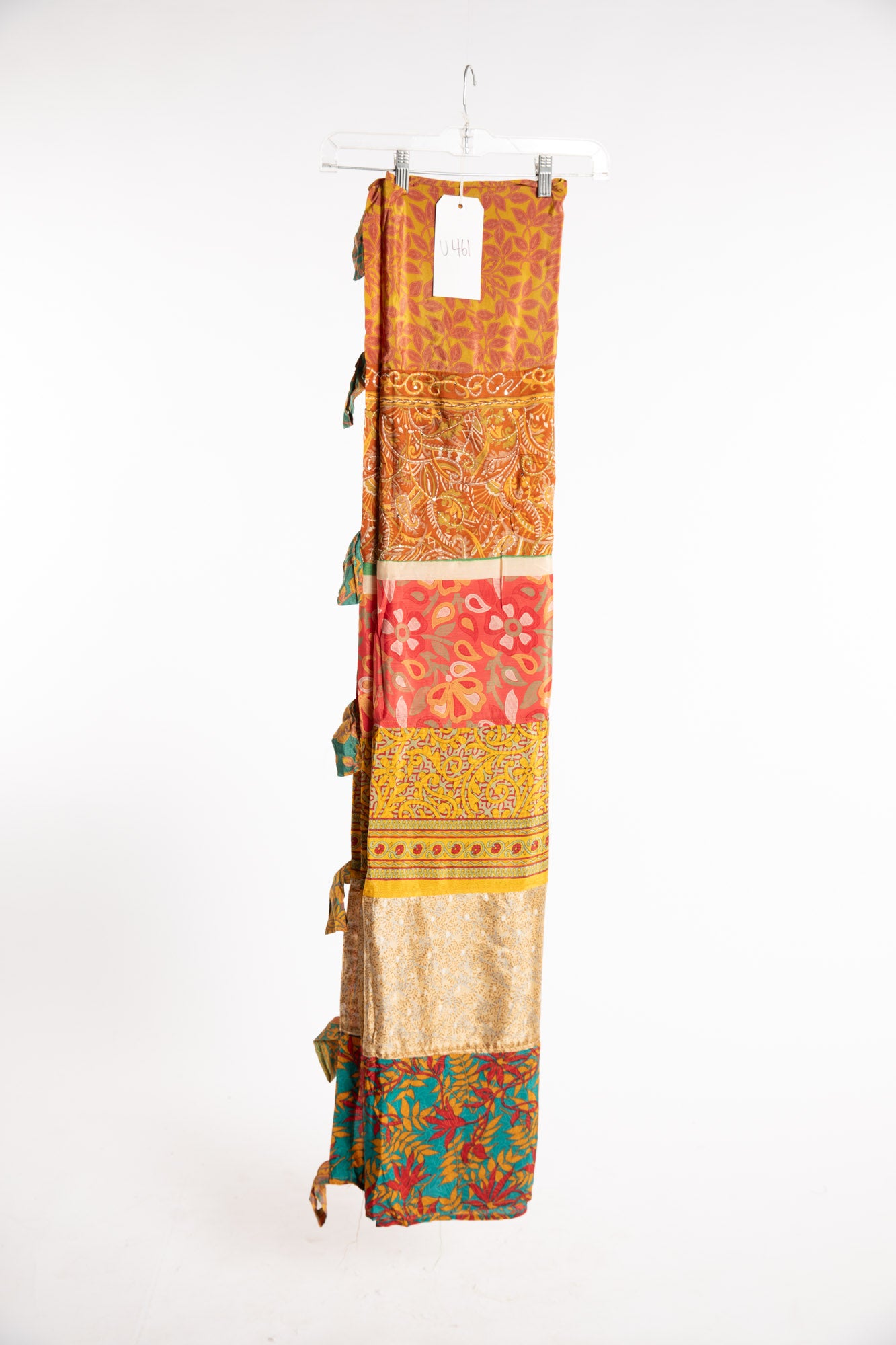One of a Kind Recycled Silk Curtain