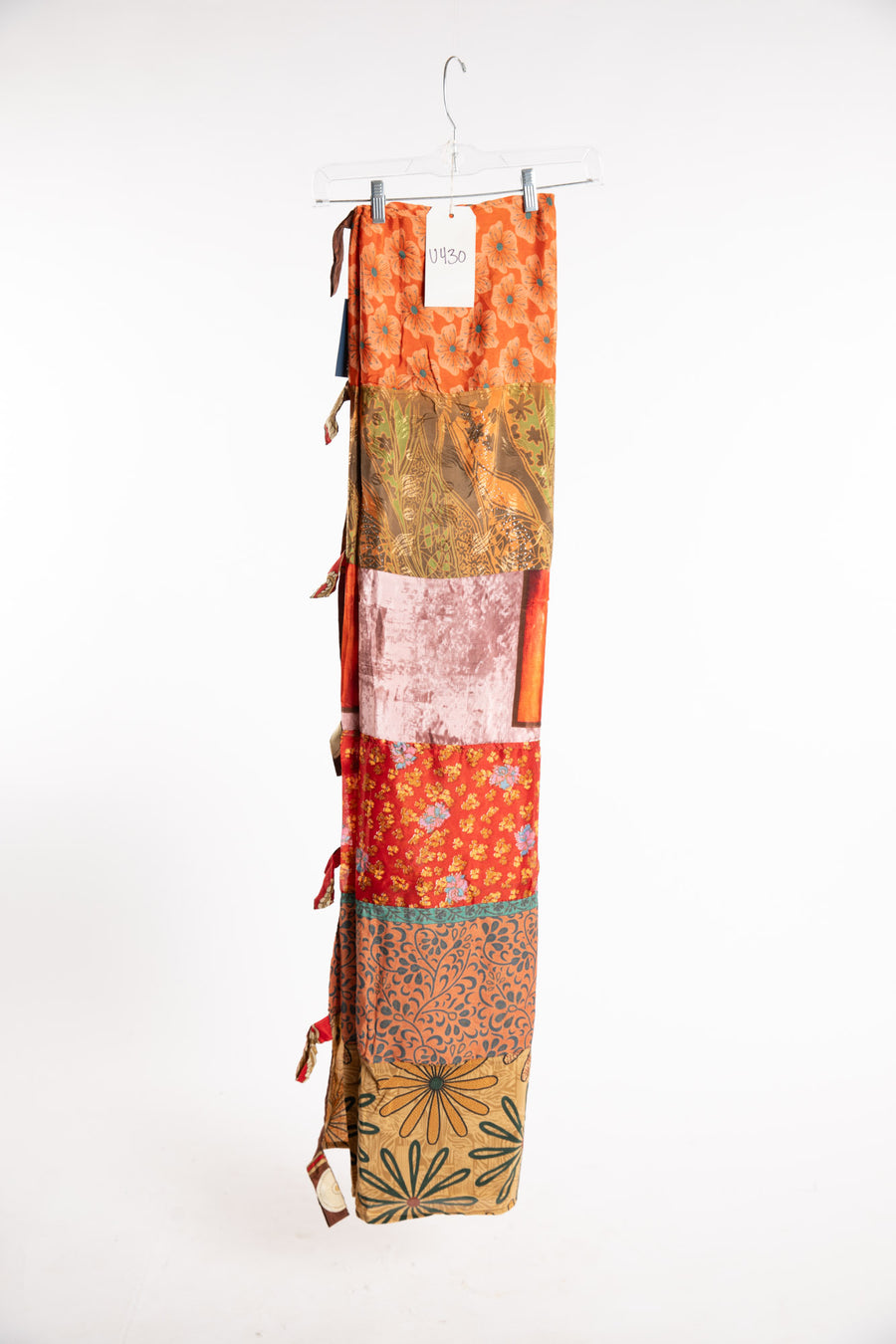 One of a Kind Recycled Silk Curtain