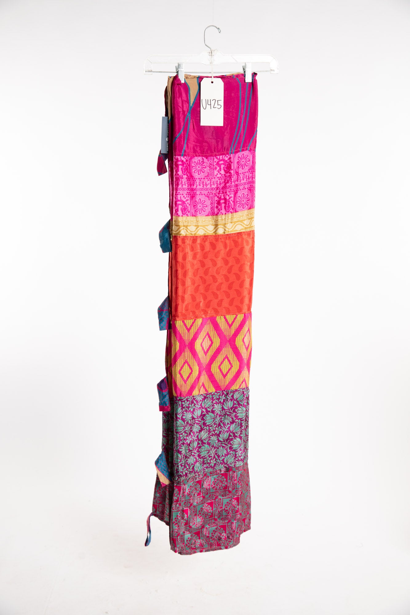 One of a Kind Recycled Silk Curtain