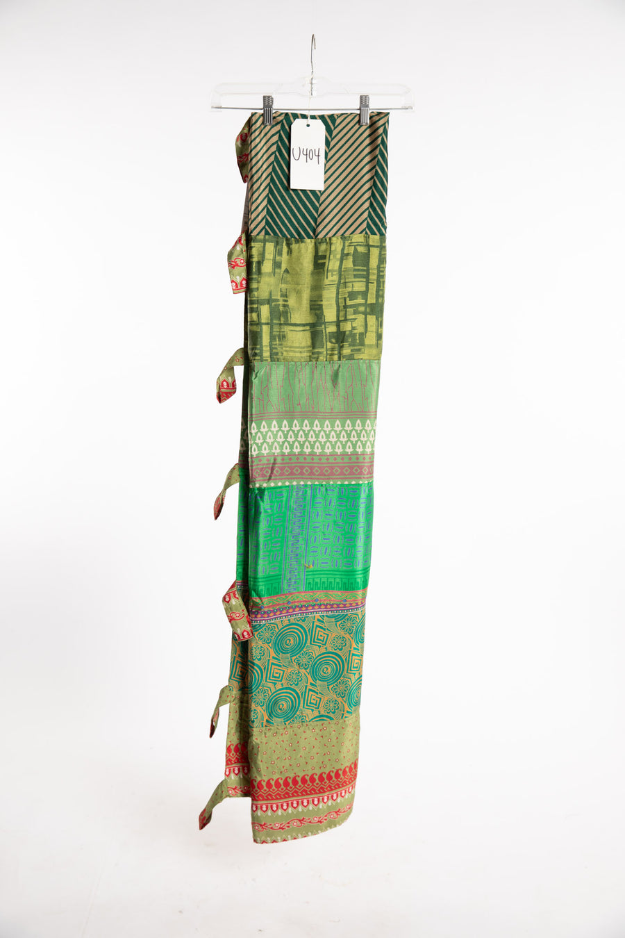 One of a Kind Recycled Silk Curtain