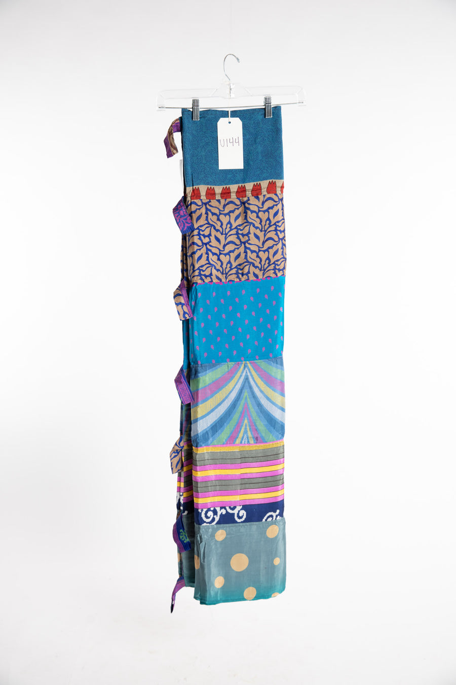 One of a Kind Recycled Silk Curtain
