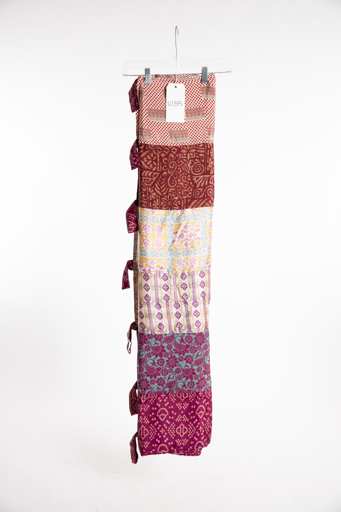 One of a Kind Recycled Silk Curtain