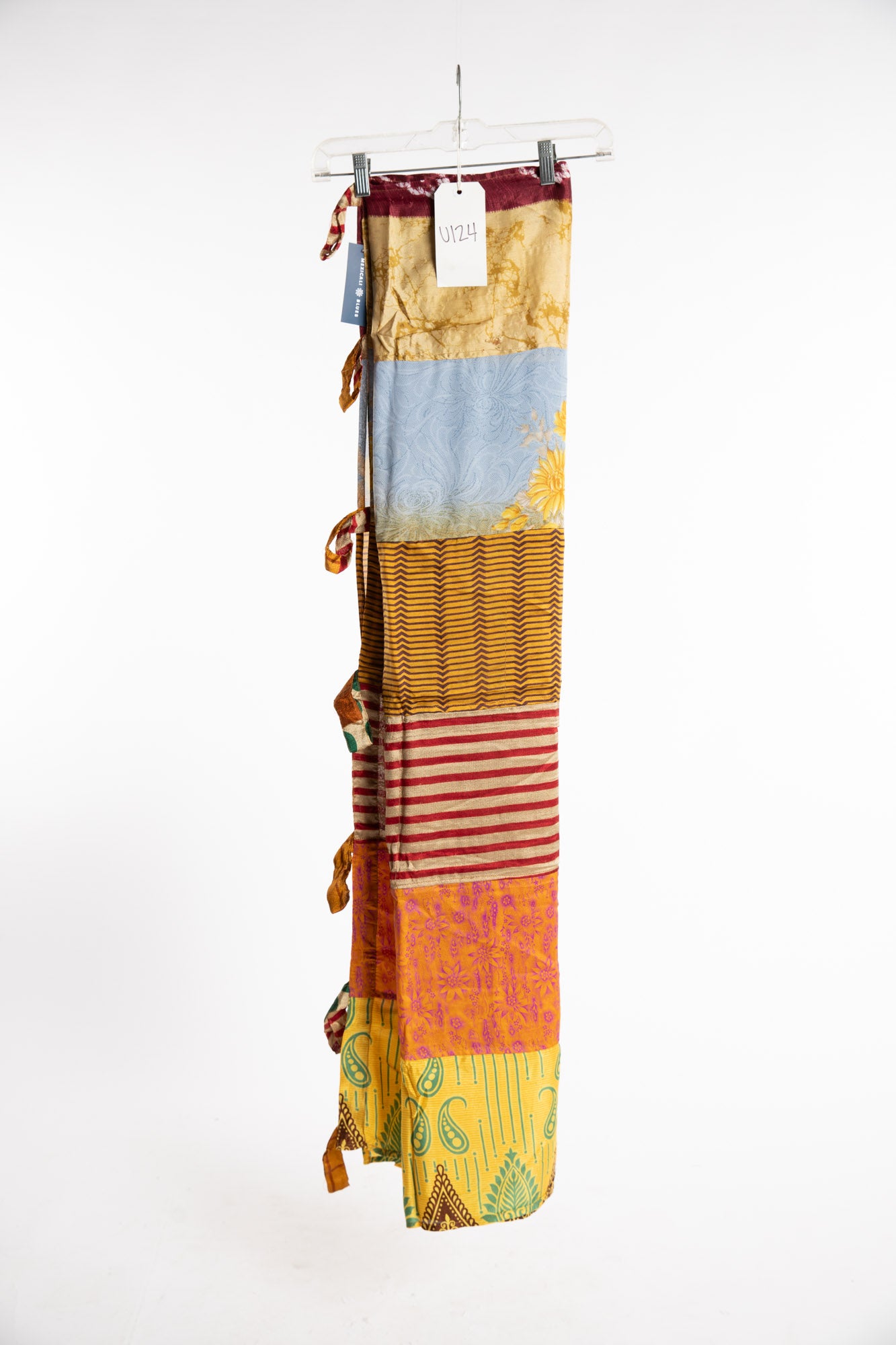 One of a Kind Recycled Silk Curtain