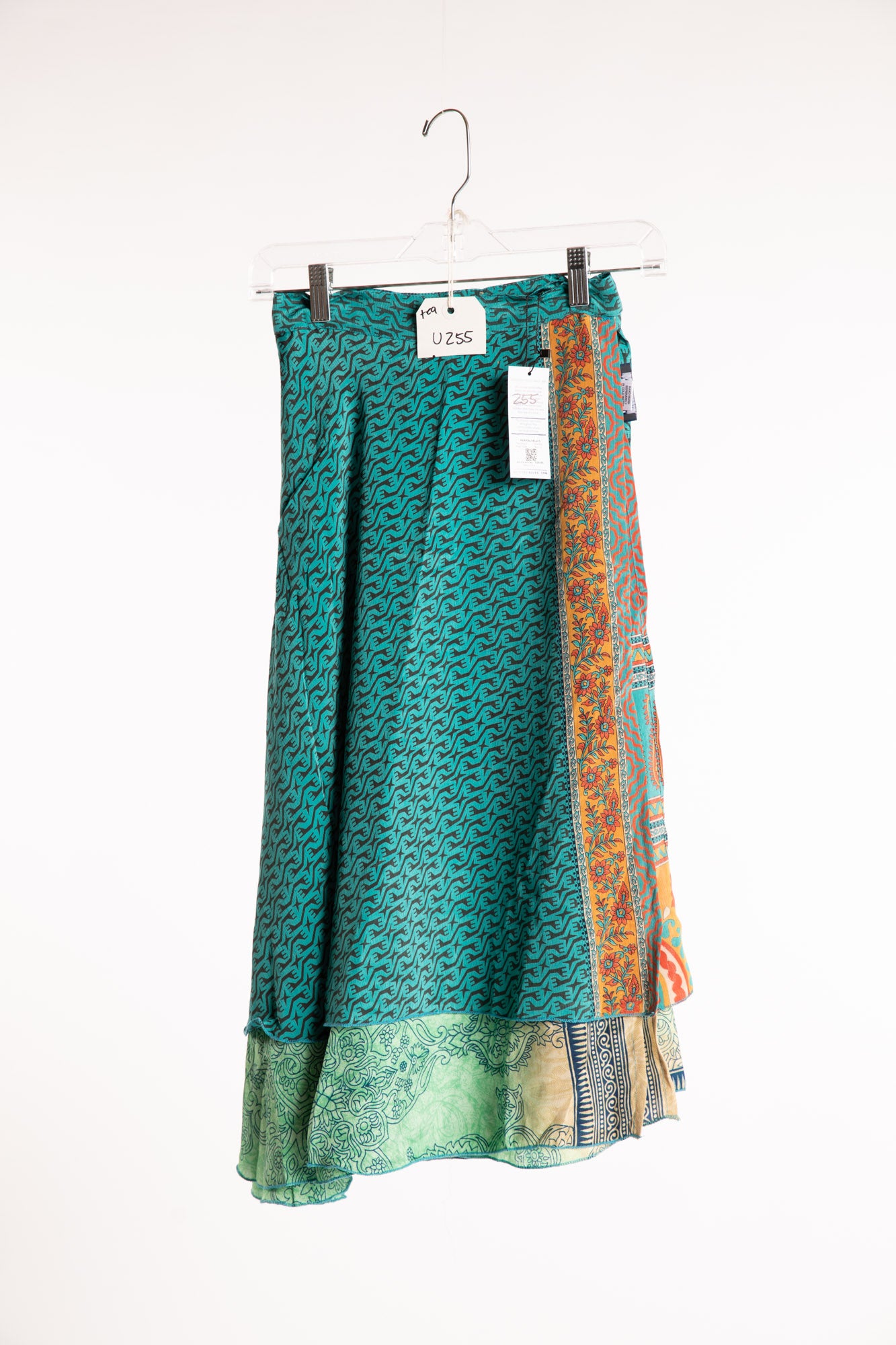 Long Sari Silk Magic Skirt