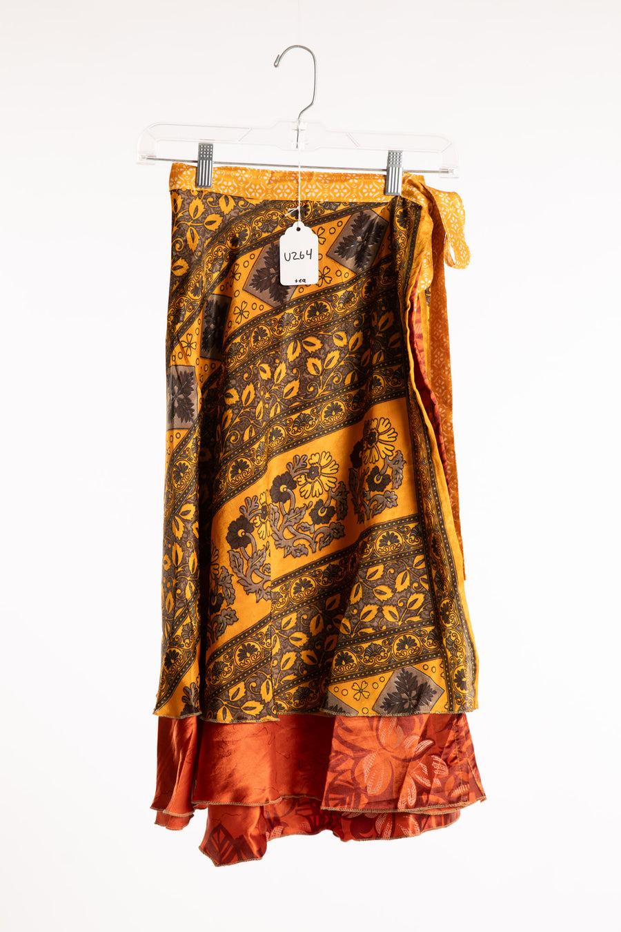 Long Sari Silk Magic Skirt
