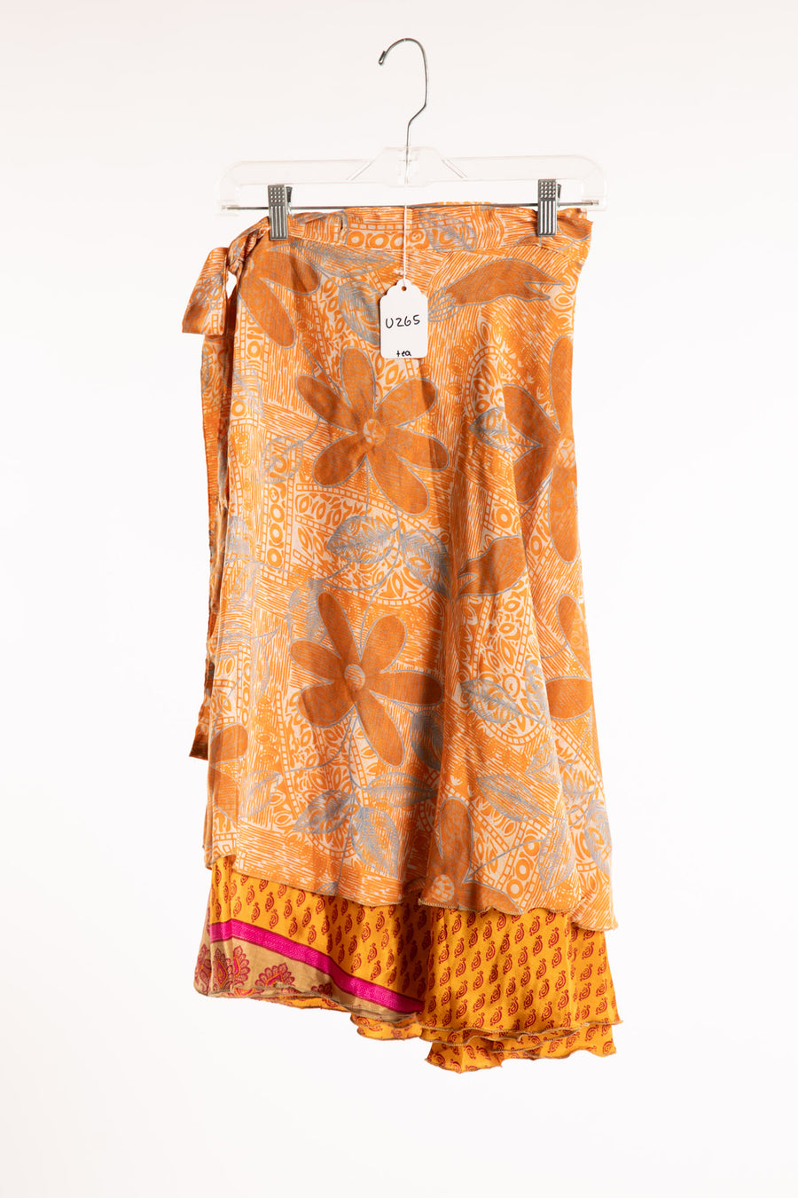 Long Sari Silk Magic Skirt