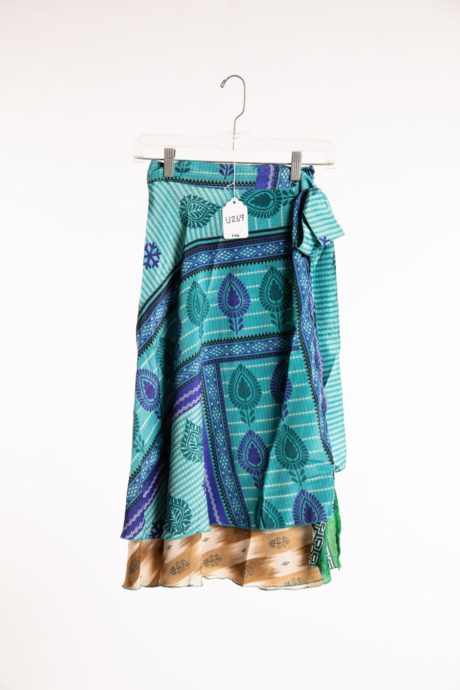 Long Sari Silk Magic Skirt