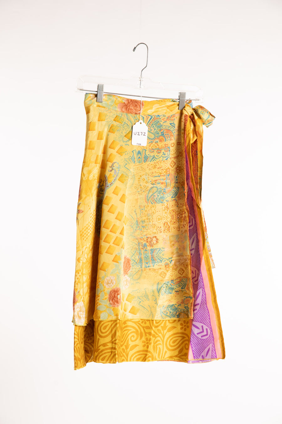 Long Sari Silk Magic Skirt