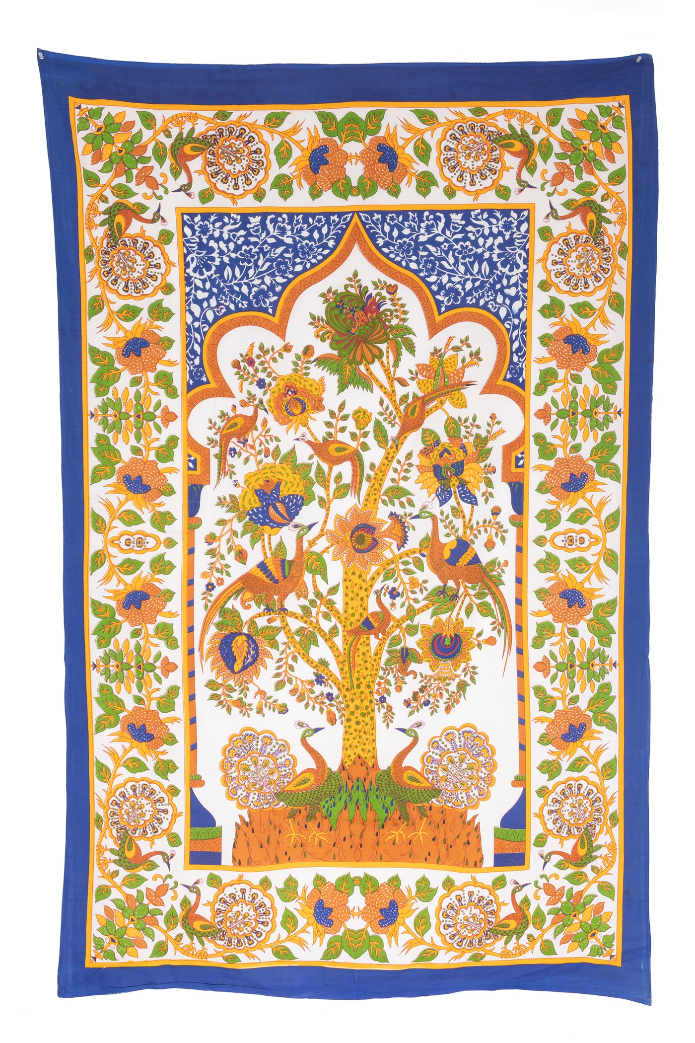 Pheasant Tree Of Life Tapestry in Assorted