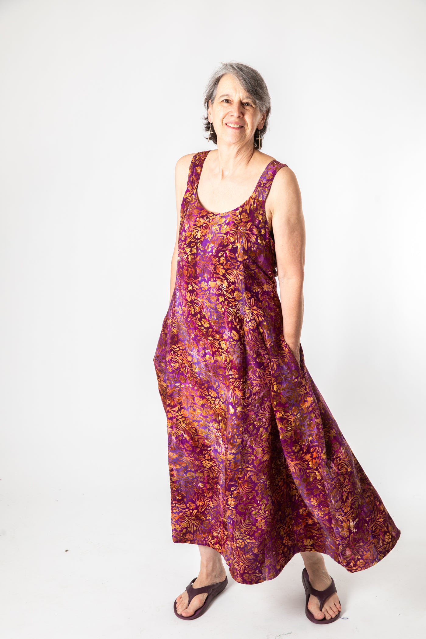 bangkok plus size loose batik print dress 1201A | Philippines bangkok plus size loose batik print dress 1201A | Philippines