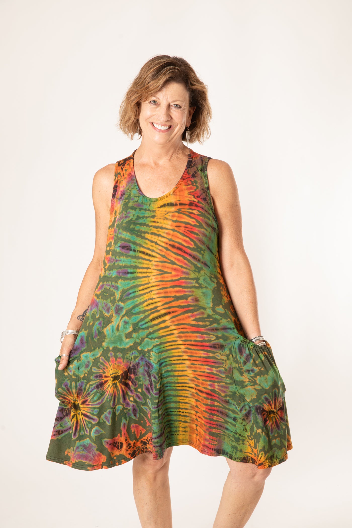 Althea Mudmee Tie Dye Tank Dress