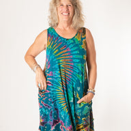 Althea Mudmee Tie Dye Tank Dress