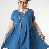 Althea Short Sleeve Pocket Dress