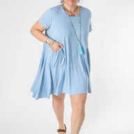 Althea Short Sleeve Pocket Dress
