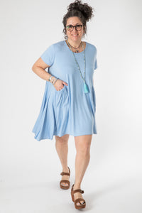 Althea Short Sleeve Pocket Dress
