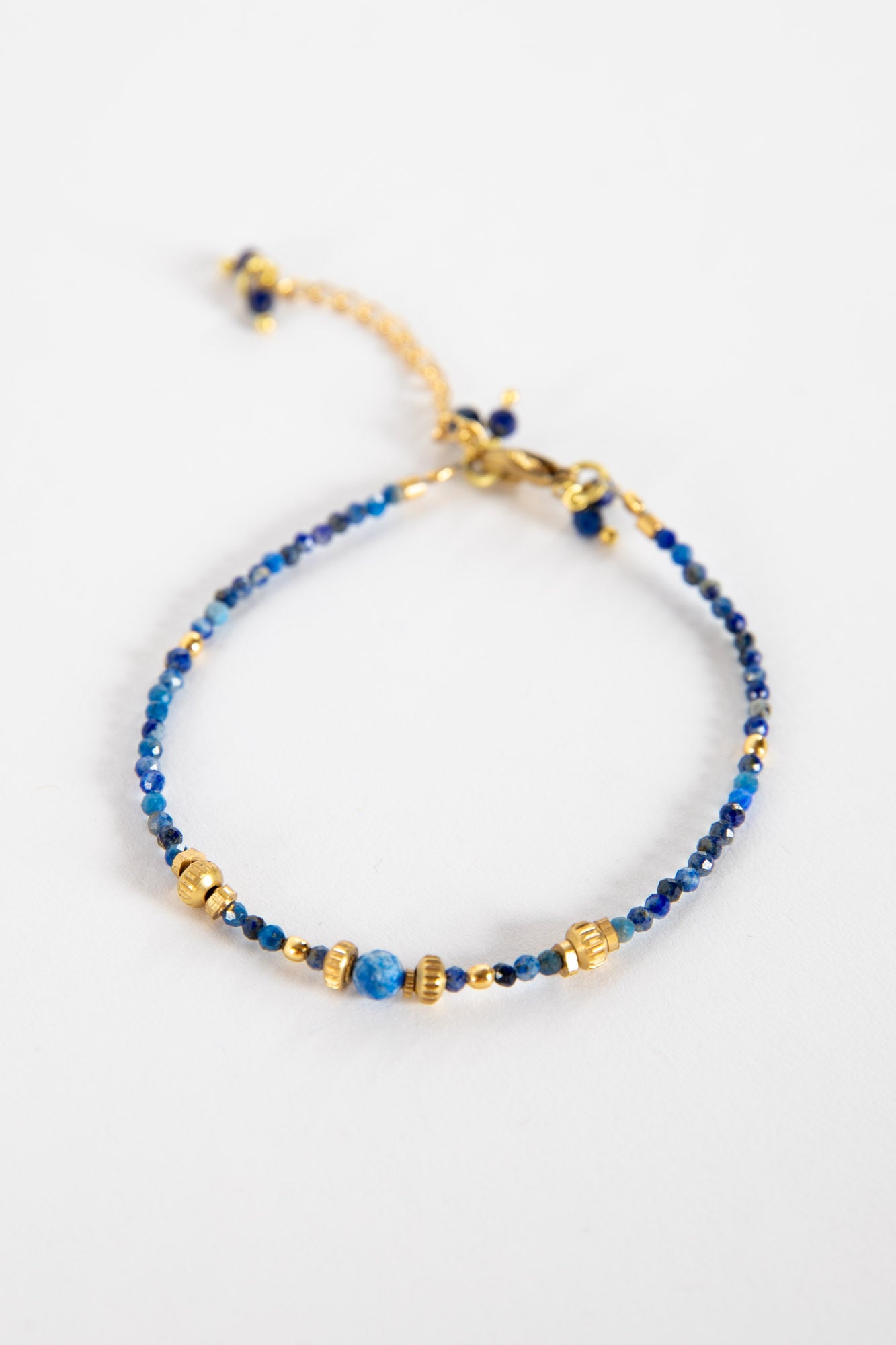 Lapis Amala Beaded Bracelet
