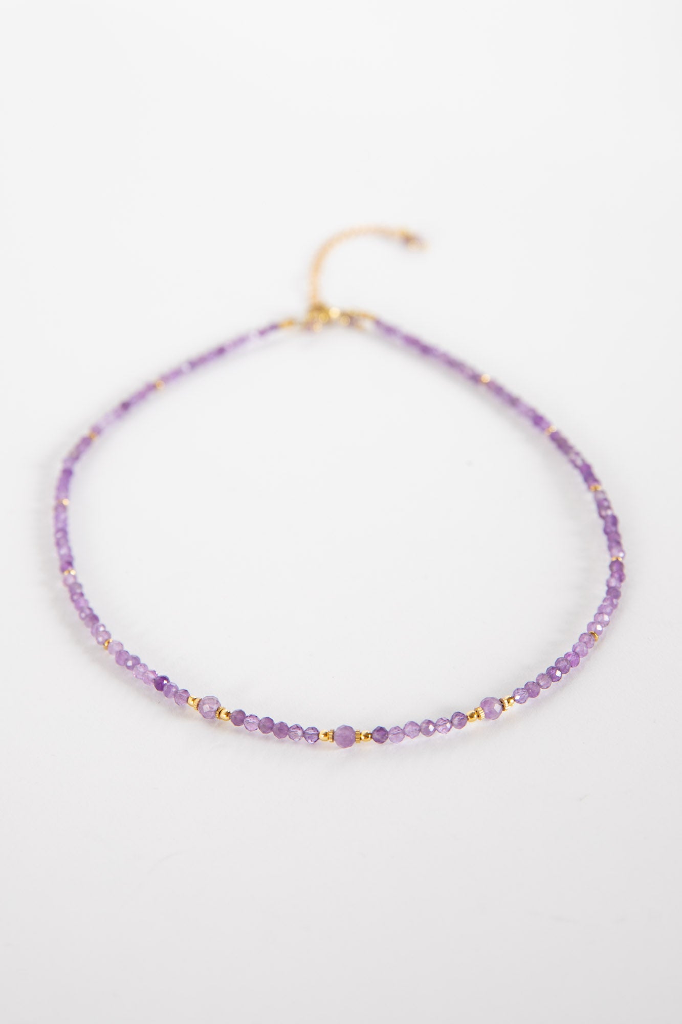 Amethyst Amala Beaded Necklace