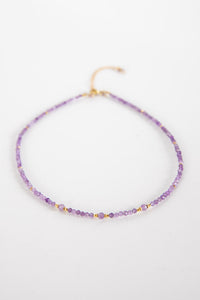 Amethyst Amala Beaded Necklace