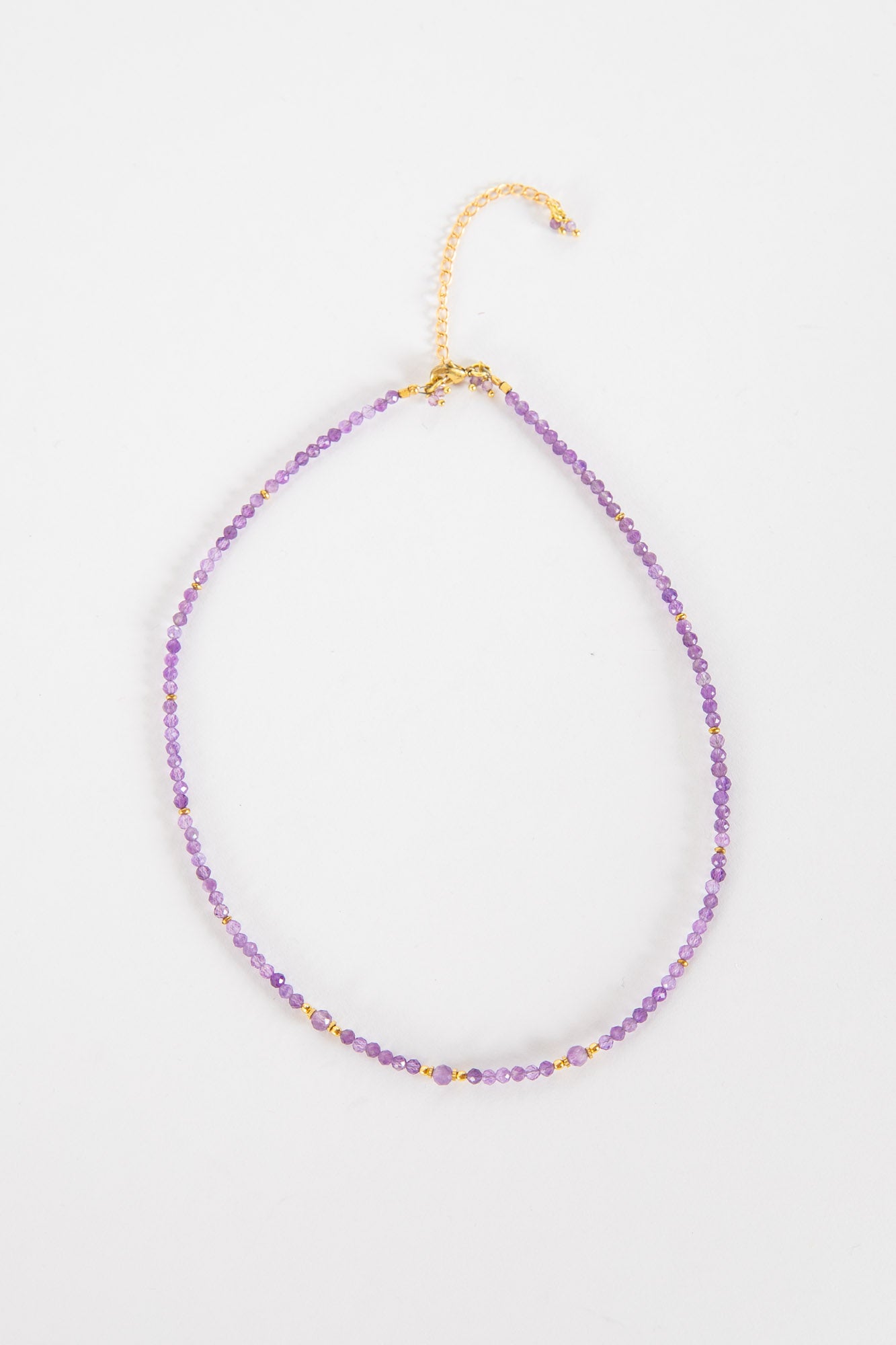 Amethyst Amala Beaded Necklace