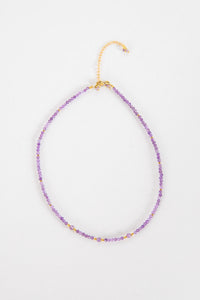 Amethyst Amala Beaded Necklace