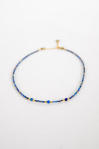Lapis Amala Beaded Necklace