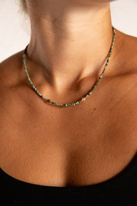 Amala Beaded Turquoise Necklace