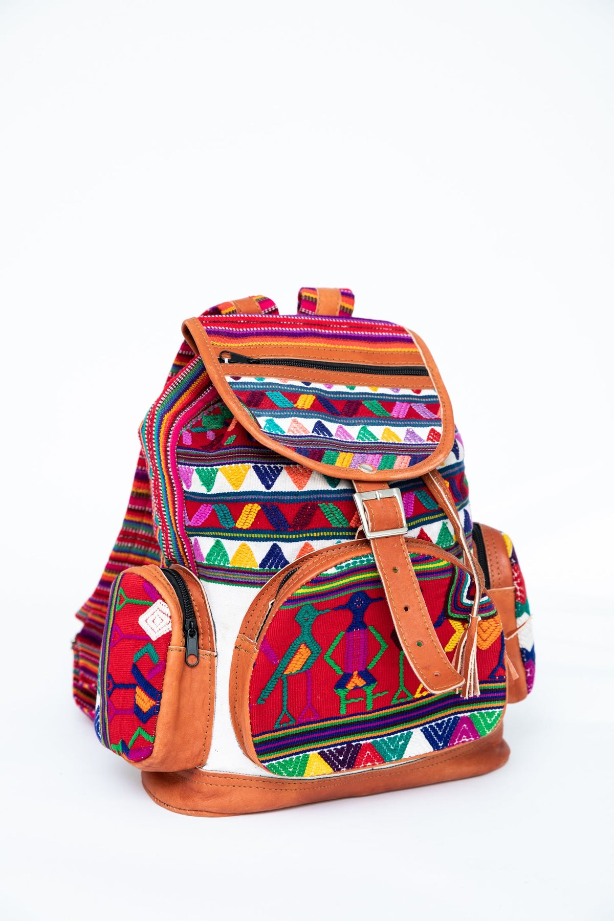 Amigos Handmade Leather Backpack in Assorted
