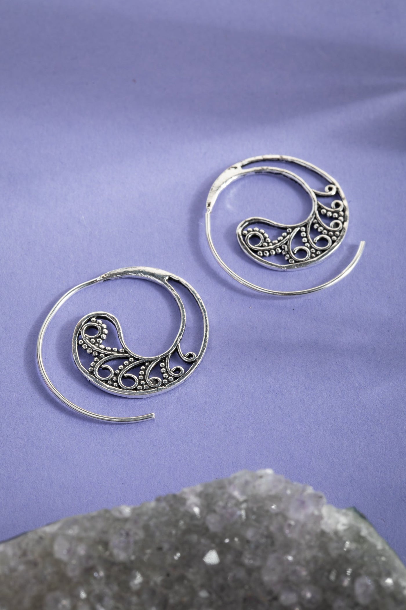 Infinite Spiral Earrings