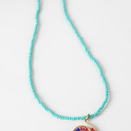 Beaded Spiral Necklace