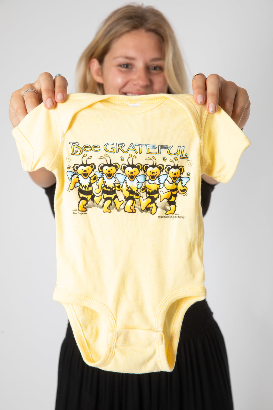 Bee Grateful Baby One Piece