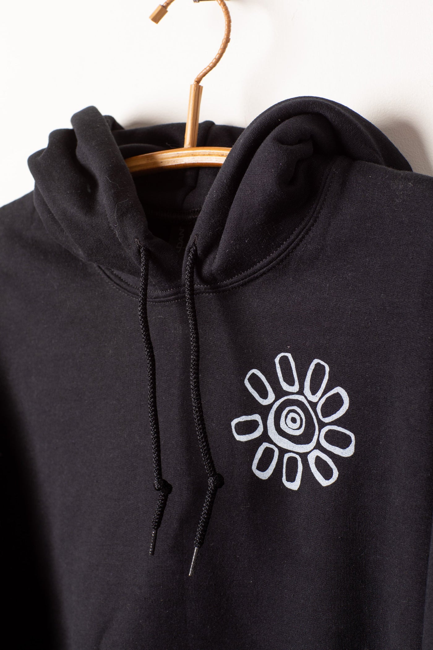 Mexicali Flower Hoodie in Black