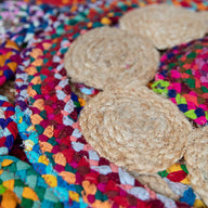 Braided Jute Rag Rug