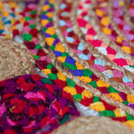 Braided Jute Rag Rug
