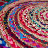 Braided Jute Rag Rug
